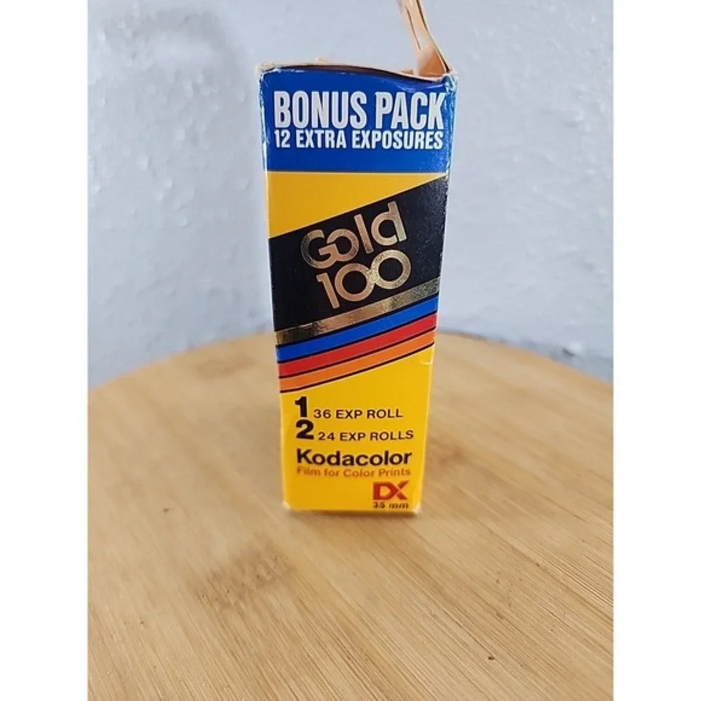 3-Roll Pack KODAK Gold 100 Speed 2- 24 exp 1 36- exp 35mm Color Film VTG 08/1991